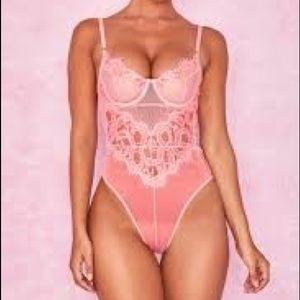 HOUSE OF CB LACE BODYSUIT